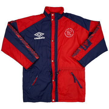 1996-97 Ajax Umbro Padded Bench Coat - 7/10 - (L)
