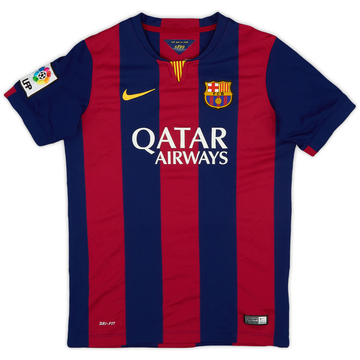 2014-15 Barcelona Home Shirt - 8/10 - (L.Boys)