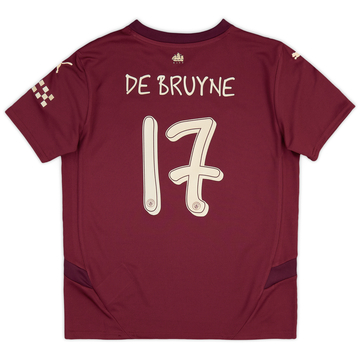 2024-25 Manchester City Third Shirt De Bruyne #17 (KIDS)