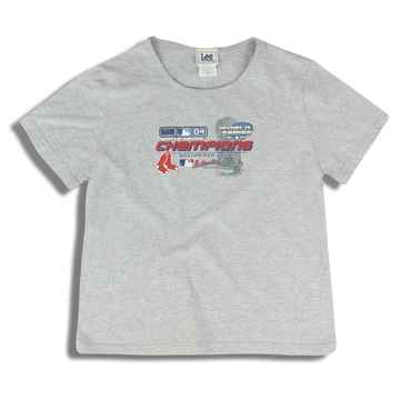 2004 Boston Red Sox World Series Champions Lee Sport Tee Y