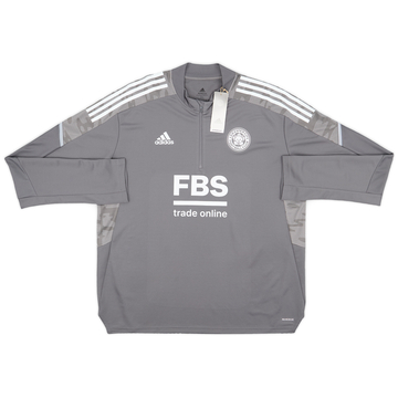 2021-22 Leicester adidas 1/4 Zip Training Top (S)