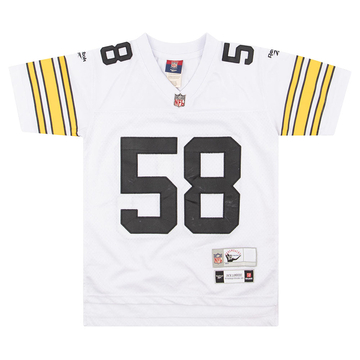 1976 Pittsburgh Steelers Lambert #58 Reebok Throwback Jersey (Away) Y