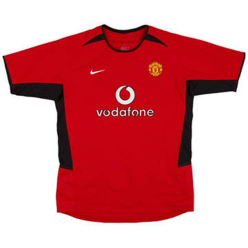 2002-04 Manchester United Home Shirt - 7/10 - (XL.Boys)