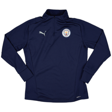 2021-22 Manchester City Puma 1/4 Zip Training Top - 8/10 - (S)