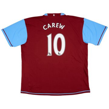 2007-08 Aston Villa Home Shirt Carew #10 (3XL)