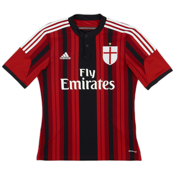 2014-15 AC Milan Home Shirt - 7/10 - (M)