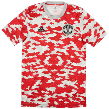 2021-22 Manchester United adidas Training Shirt - 10/10 - (S)