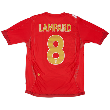 2006-08 England Away Shirt Lampard #8 - 6/10 - (M)
