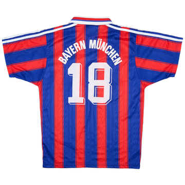 1995-97 Bayern Munich Home Shirt #18 - 7/10 - (S)