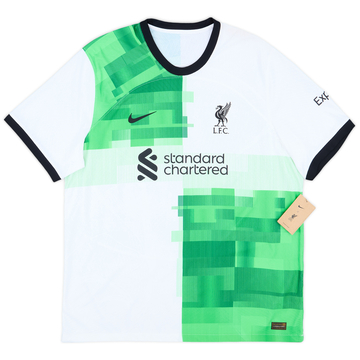 2023-24 Liverpool Authentic Away Shirt - 9/10 - (XXL)