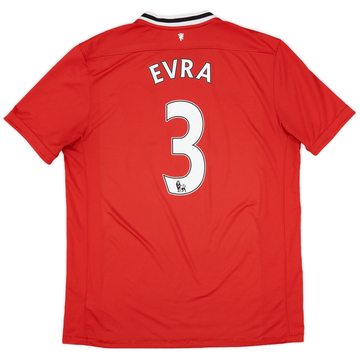 2011-12 Manchester United Home Shirt Evra #3 - 6/10 - (XL)
