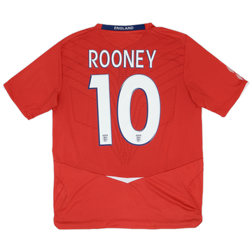 2008-10 England Away Shirt Rooney #9 - 9/10 - (L)