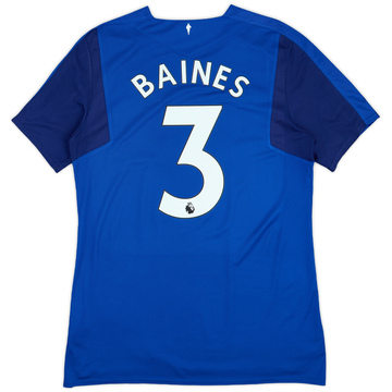 2017-18 Everton Home Shirt Baines #3 - 8/10 - (L)