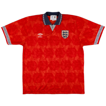 1990-93 England Away Shirt - 8/10 - (L)