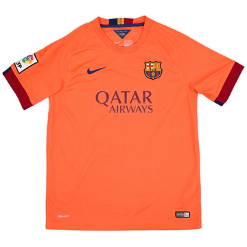 2014-15 Barcelona Away Shirt - 8/10 - (XL.Boys)