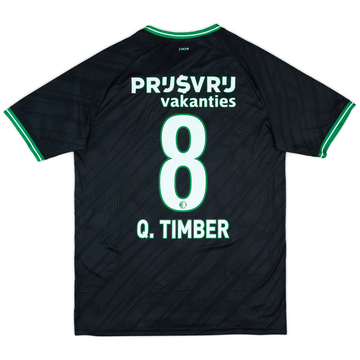 2024-25 Feyenoord Away Shirt Q.Timber #8