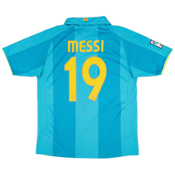2007-09 Barcelona Away Shirt Messi #19