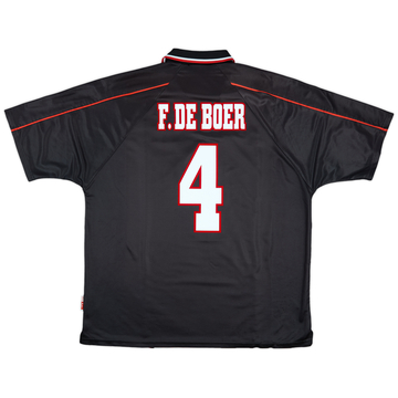 1998-99 Ajax Away Shirt F.De Boer #4 - 9/10 - (XXL)