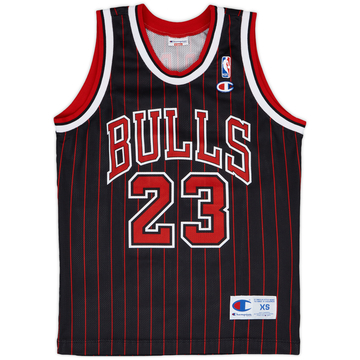 1995-97 Chicago Bulls Jordan #23 Champion Alternate Jersey - 9/10 - (XS)