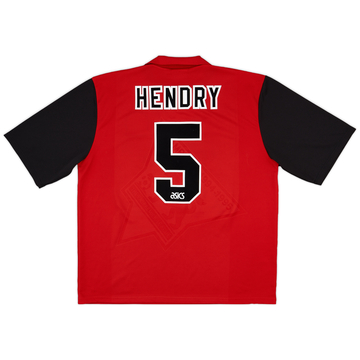 1995-96 Blackburn Away Shirt Hendry #5 - 10/10 - (XXL)