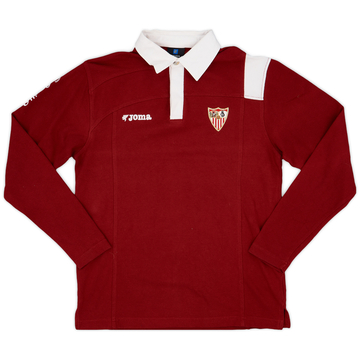 2006-07 Sevilla Joma Rugby Polo L/S Shirt - 9/10 - (S)