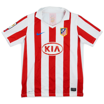2010-11 Atletico Madrid Home Shirt - 8/10 - (L.Boys)