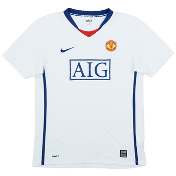 2008-10 Manchester United Away Shirt - 8/10 - (XL.Boys)