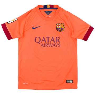 2014-15 Barcelona Away Shirt - 8/10 - (M.Boys)