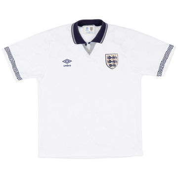 1990-92 England Home Shirt - 9/10 - (L)