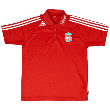 2008-09 Liverpool adidas Polo Shirt - 8/10 - (L)