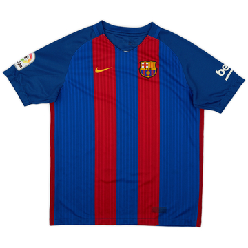 2016-17 Barcelona Home Shirt - 7/10 - (XL.Boys)