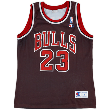 1997-98 Chicago Bulls Jordan #23 Champion Alternate Jersey - 7/10 - (M)
