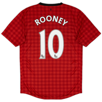 2012-13 Manchester United Home Shirt Rooney #10 - 4/10 - (S)