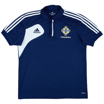 2012-14 Northern Ireland adidas Polo Shirt - 9/10 - (L)