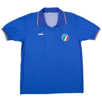 1986-88 Italy Home Shirt #7 - 7/10 - (XL)