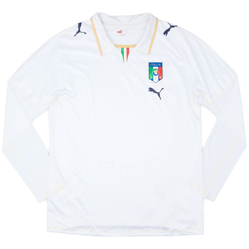 2007-08 Italy Player Issue Away L/S Shirt - 9/10 - (XL)