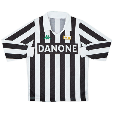 1992-94 Juventus Home L/S Shirt - 8/10 - (L.Boys)
