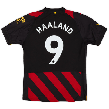 2022-23 Manchester City Authentic Away Shirt Haaland #9 (M)