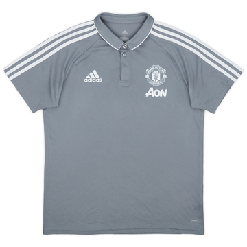 2017-18 Manchester United adidas Polo Shirt - 8/10 - (L)