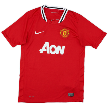 2011-12 Manchester United Home Shirt - 7/10 - (L.Boys)