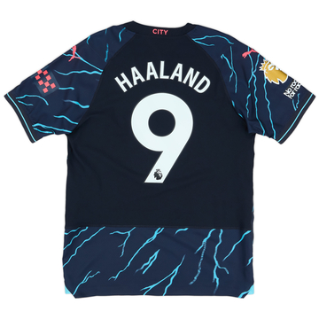 2023-24 Manchester City Player Issue Third Shirt Haaland #9