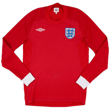 2010-11 England Away L/S Shirt - 8/10 - (M)