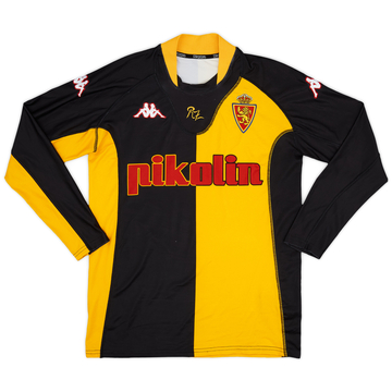 2001-02 Real Zaragoza Away L/S Shirt - 7/10 - (M)