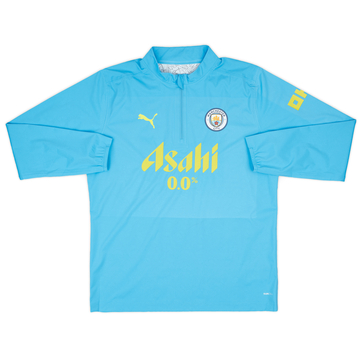 2024-25 Manchester City Player Issue 1/4 Zip Rain Top - As New
