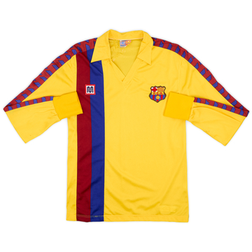1984-89 Barcelona Away L/S Shirt - 6/10 - (XS)