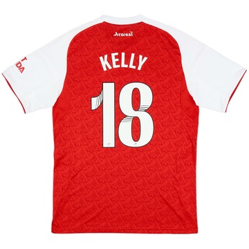 2025-26 Arsenal Home Shirt Kelly #18 (Unisex fit)
