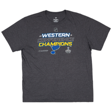 2019 St Louis Blues Western Conference Champions Fanatics Tee - 9/10 - (XL)