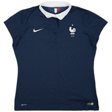 2014-15 France Home Shirt - 8/10 - (Women's XL)