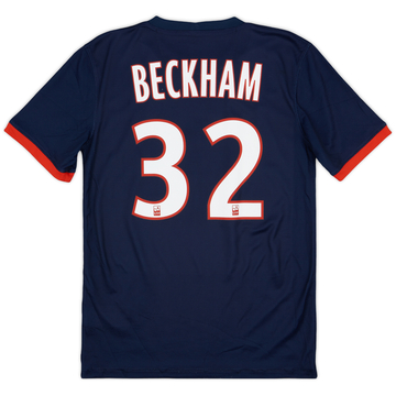 2013-14 Paris Saint-Germain Home Shirt Beckham #32 - 5/10 - (S)