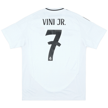 2024-25 Real Madrid Home Shirt Vini Jr #7